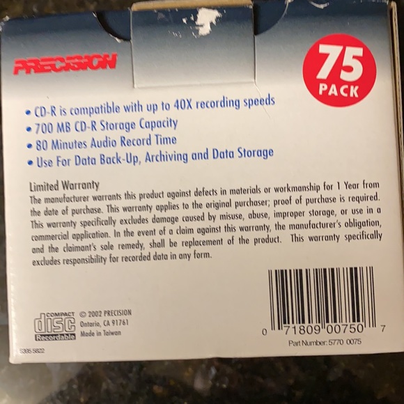 Precision CD-R Discs - Picture 3 of 3